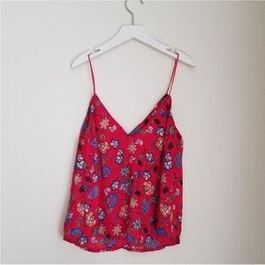 Seek the Label | LF | floral red cami tank top women’s size small